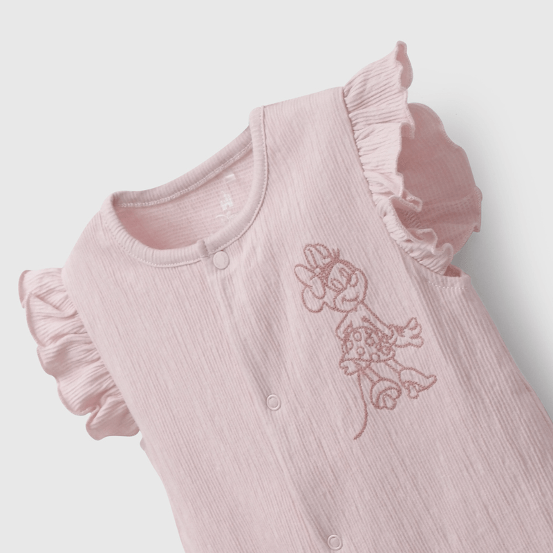 Enterito Rosado Minnie de Bebé de New born talla RN a 6/9 M