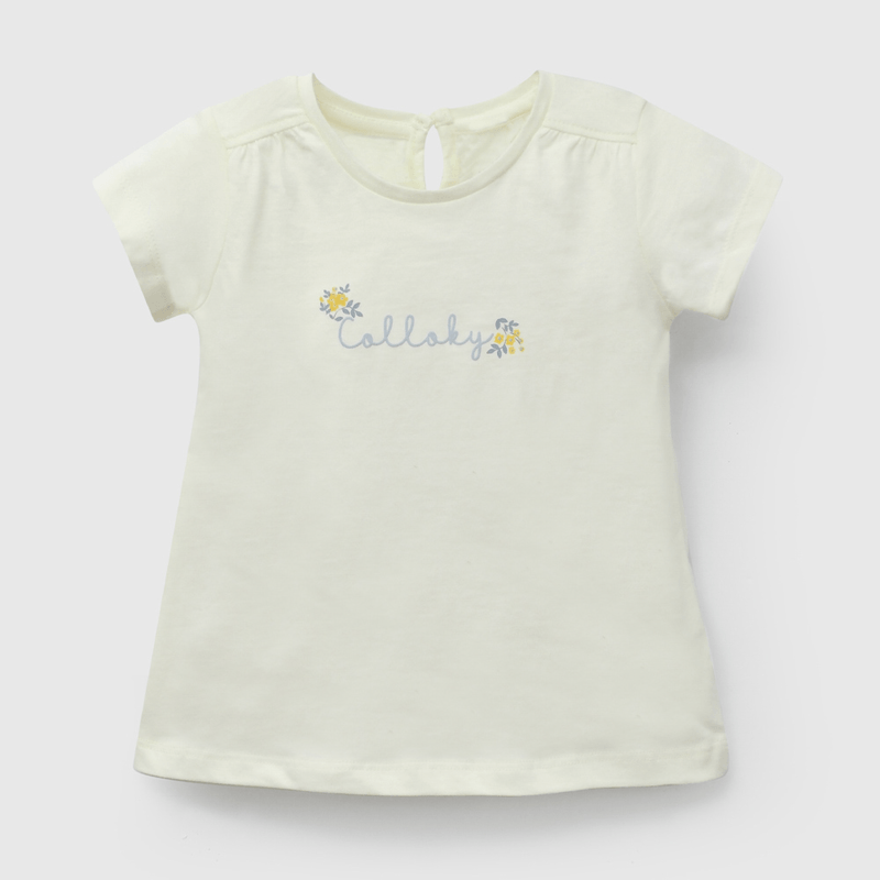 Pack Dos Poleras de Niña Multicolor talla 3/6 M a 24m/36 M