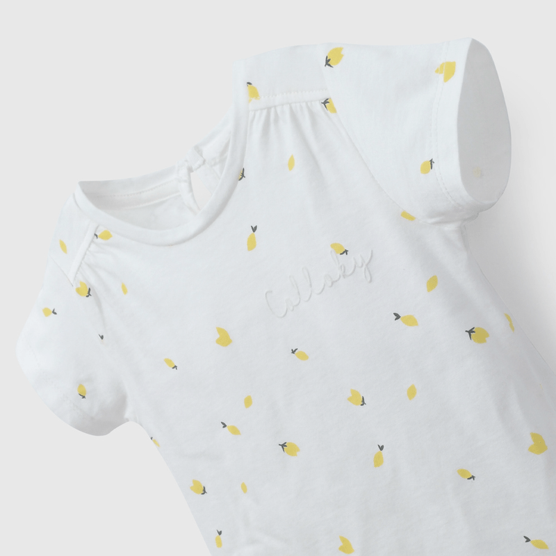 Pack Dos Poleras de Niña Multicolor talla 3/6 M a 24m/36 M