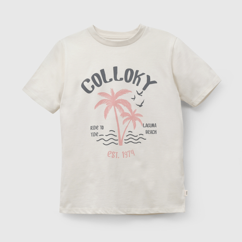 Pack Dos Poleras Colloky Estampada Kid talla 3 a 12 añoss