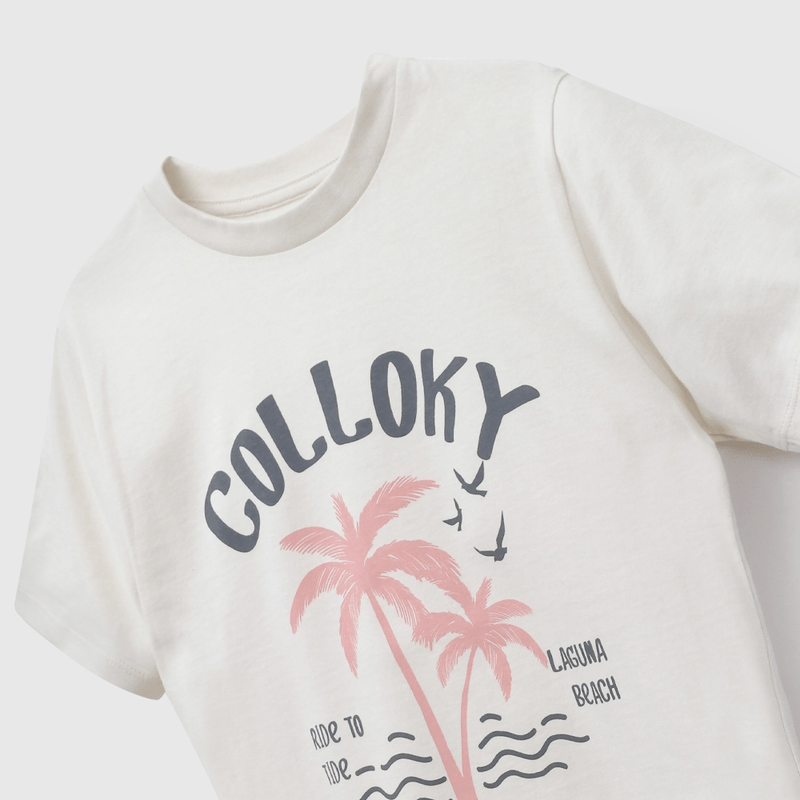 Pack Dos Poleras Colloky Estampada Kid talla 3 a 12 añoss