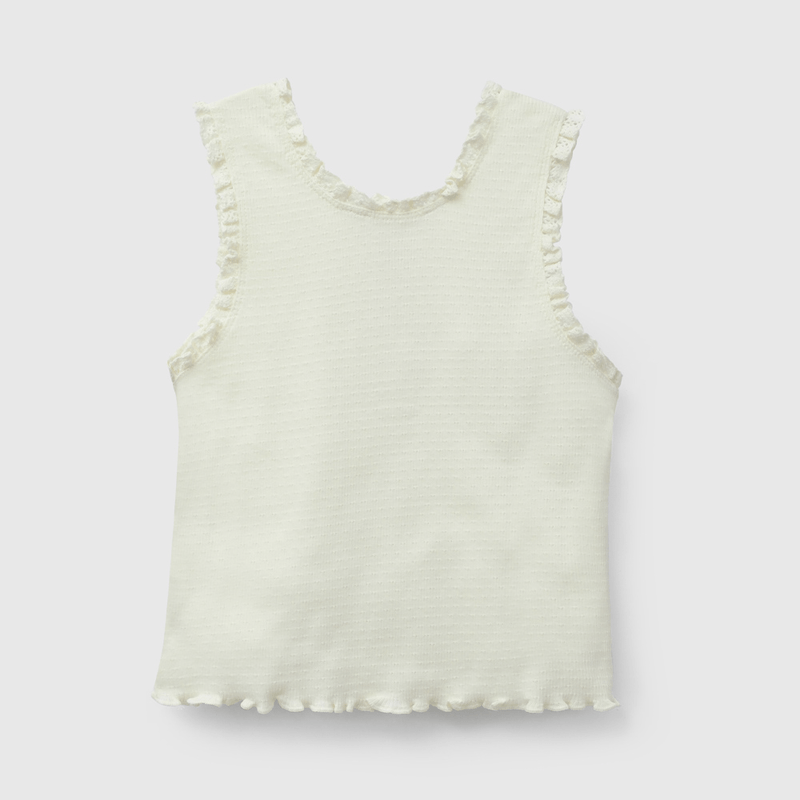 Polera Amarilla Rib de Niña talla 3 a 12 añoss