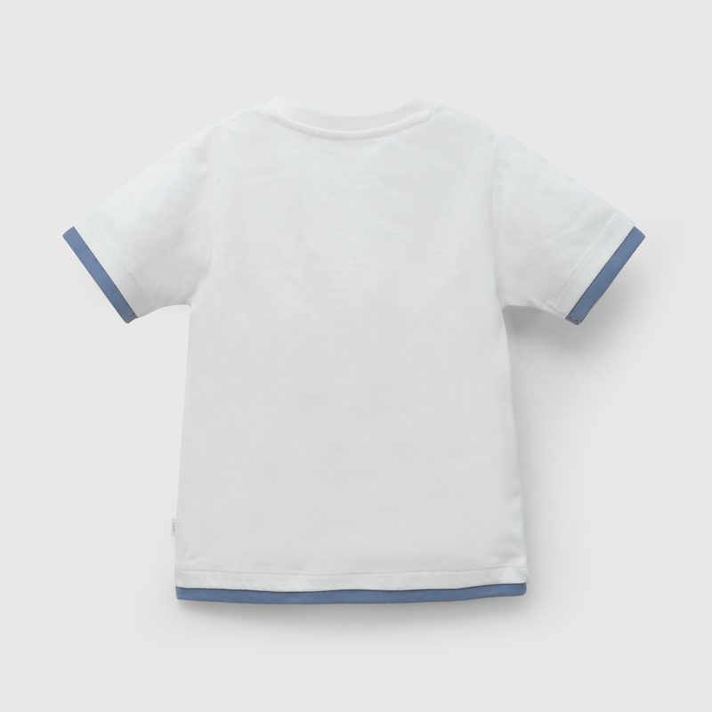 Polera Blanca My Sea Life De Niño Infantil talla 3/6 M a 24m/36 M