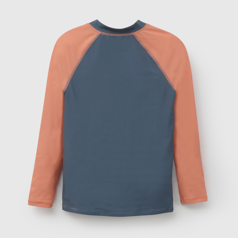 Polera Playa UV Azul de Niño talla 3 a 12 añoss