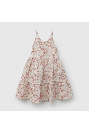 Vestido Multicolor Flores de Niña talla 3 a 12 añoss