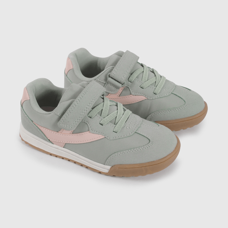 Zapatilla Urbana Menta y Rosado de Niño talla 28 a 38