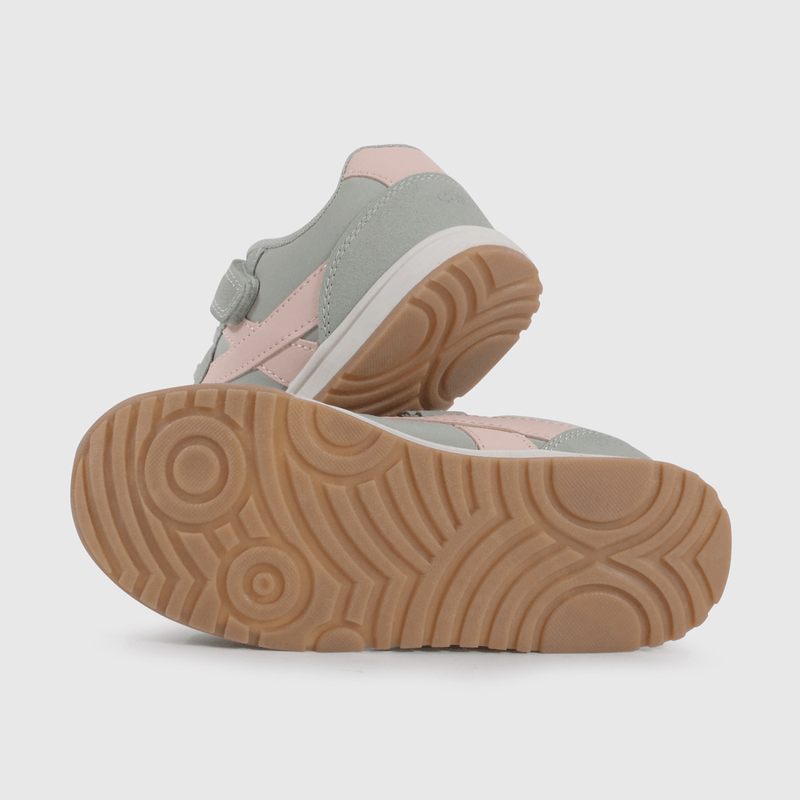 Zapatilla Urbana Menta y Rosado de Niño talla 28 a 38
