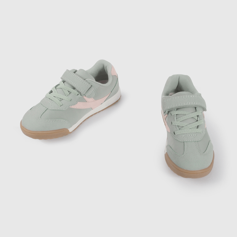 Zapatilla Urbana Menta y Rosado de Niño talla 28 a 38