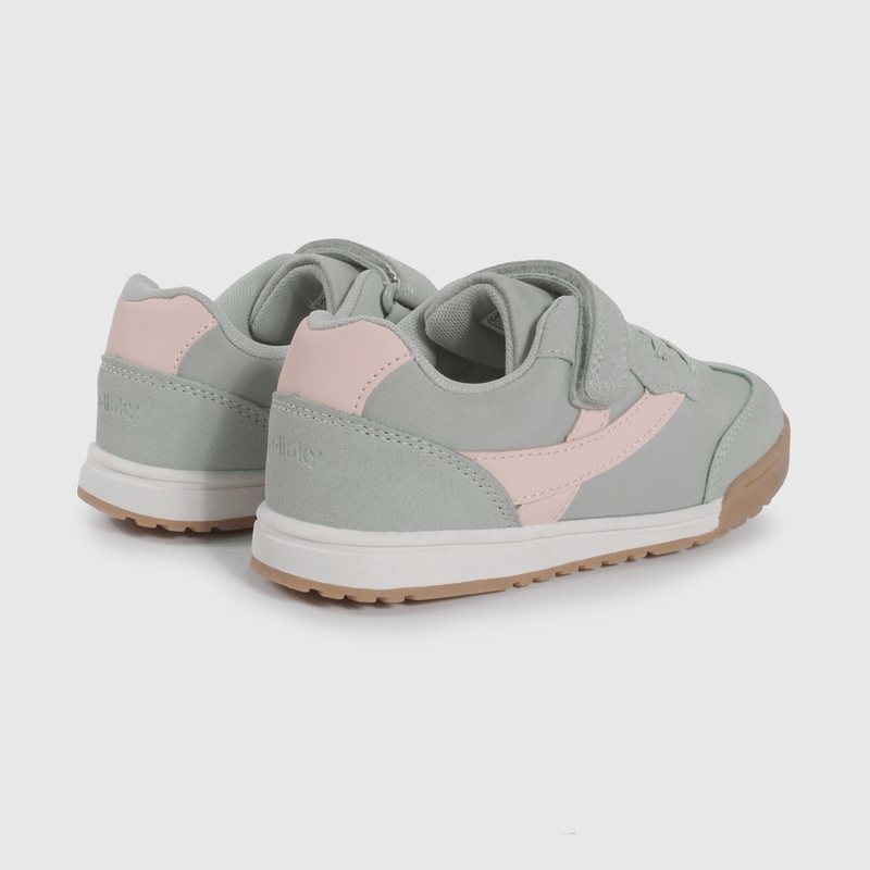 Zapatilla Urbana Menta y Rosado de Niño talla 28 a 38
