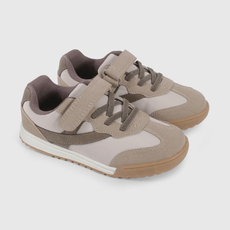 Zapatilla Urbana Café y Camel de Niño talla 28 a 38