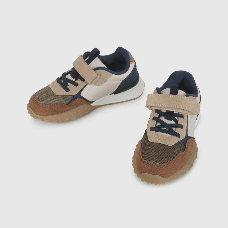 Zapatilla Urbana Azul con Verde de Niño talla 28 a 38