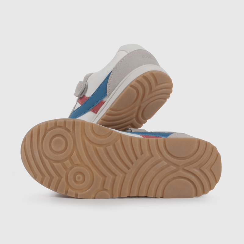 Zapatilla Urbana Gris y Azul de Niño talla 28 a 38