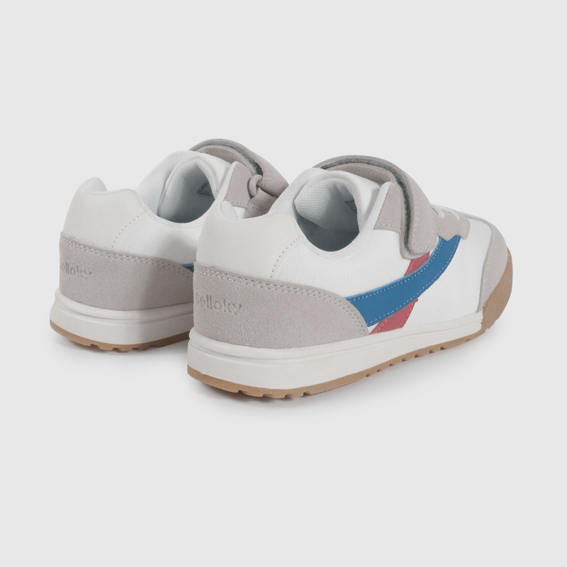 Zapatilla Urbana Gris y Azul de Niño talla 28 a 38