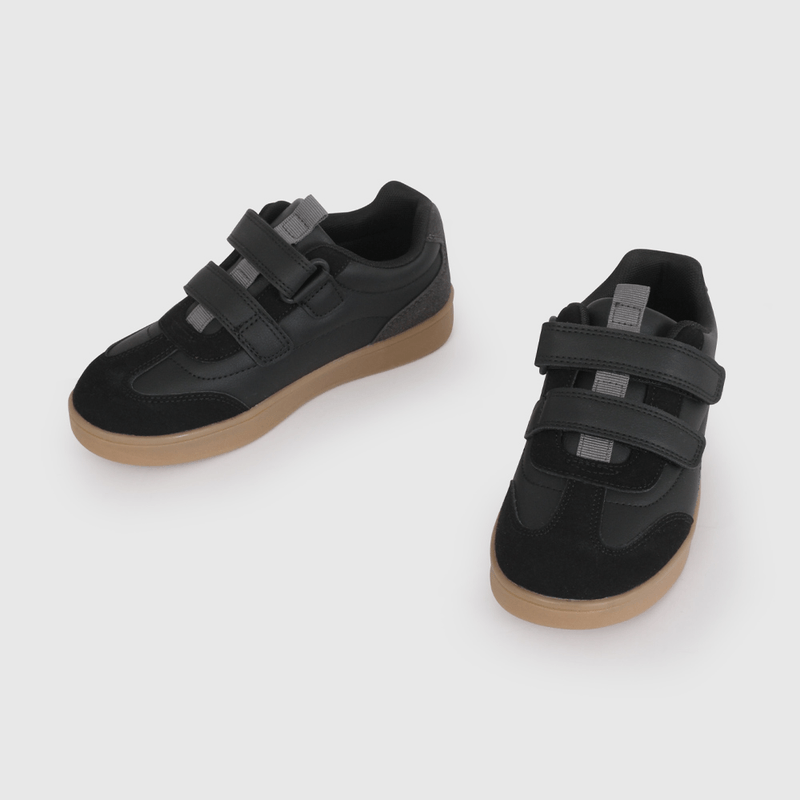Zapatilla de Luces Negra de Niño talla 28 a 38