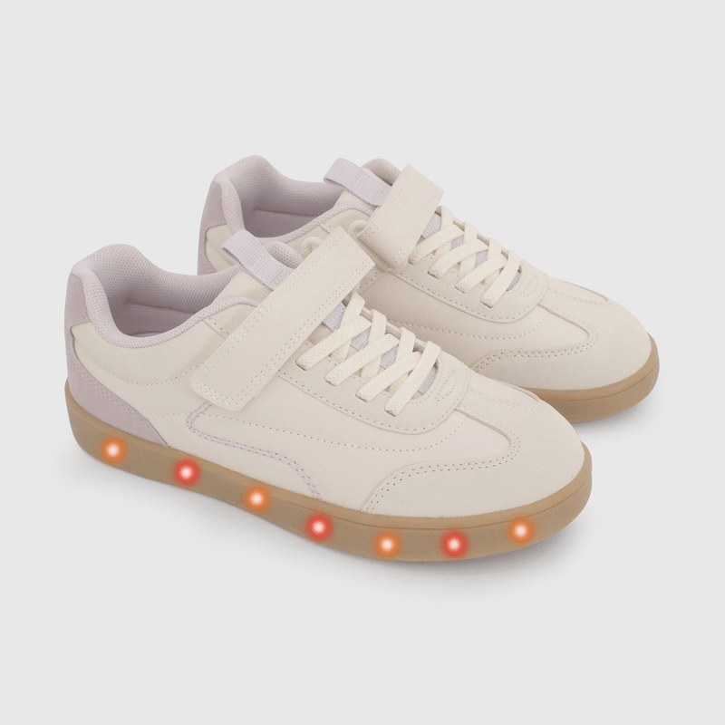 Zapatilla de Luces Blanca de Niño talla 34 a 38
