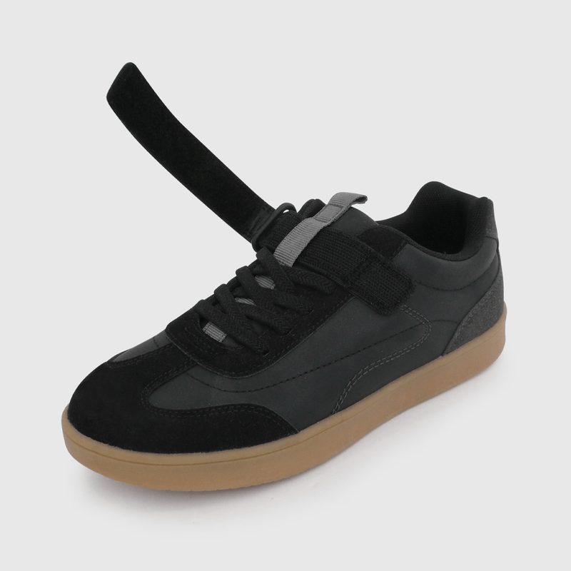 Zapatilla de Luces Negra de Niño talla 34 a 38