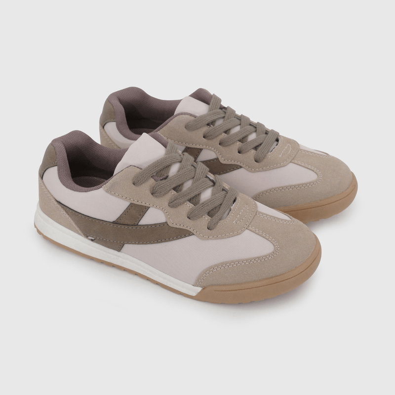 Zapatilla Urbana Café y Camel de Niño talla 34 a 38