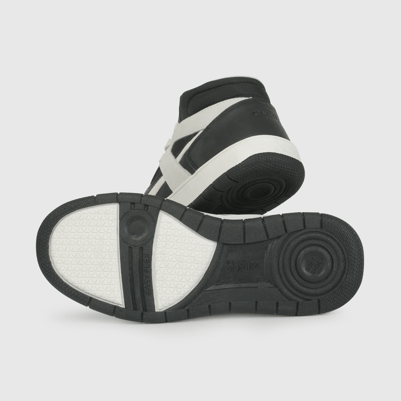 Zapatilla Urbana de Caña Alta Negra de Niño talla 34 a 38