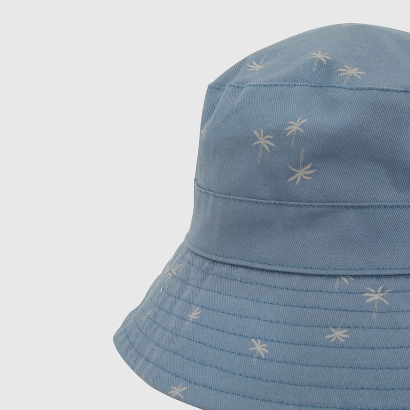 Sombrero Celeste Palmeras De Niño Infantil talla 3/6 M a 12/24M