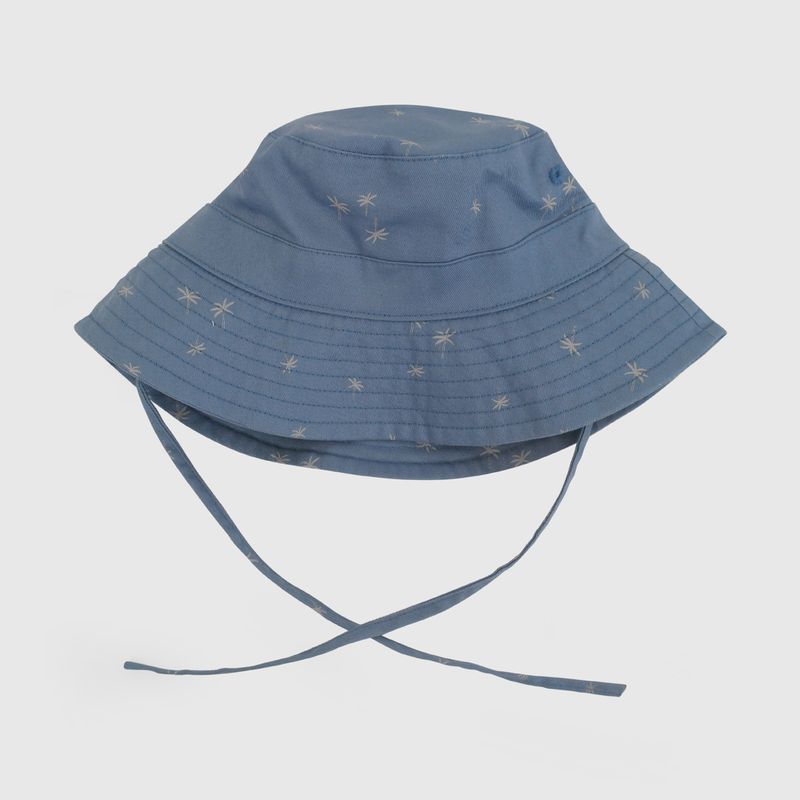 Sombrero Celeste Palmeras De Niño Infantil talla 3/6 M a 12/24M
