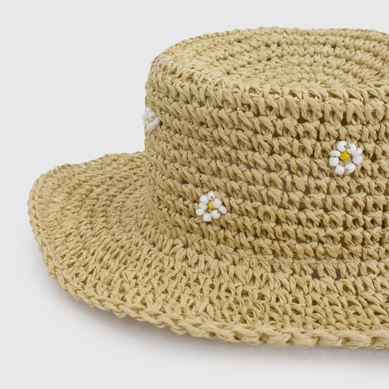 Sombrero Rafia de Niña talla 2 a 12 añoss