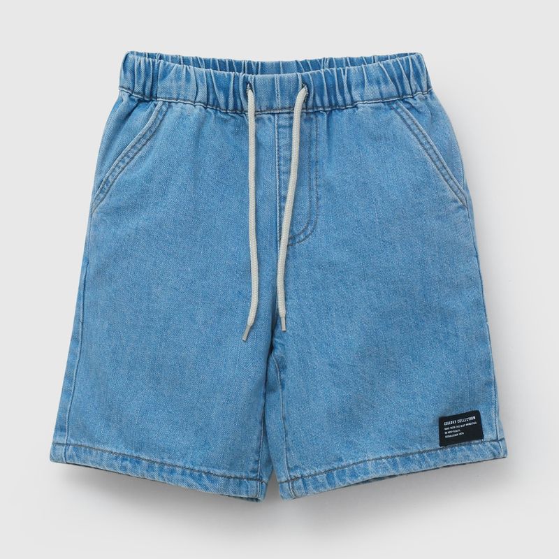 Bermuda Jeans Azul  de Niño talla 3 a 12 añoss