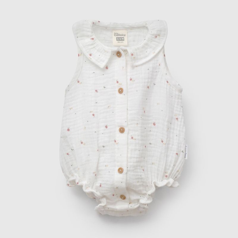 Body Blanco Frutas de Bebé de New born talla 0/3 M a 09/12M