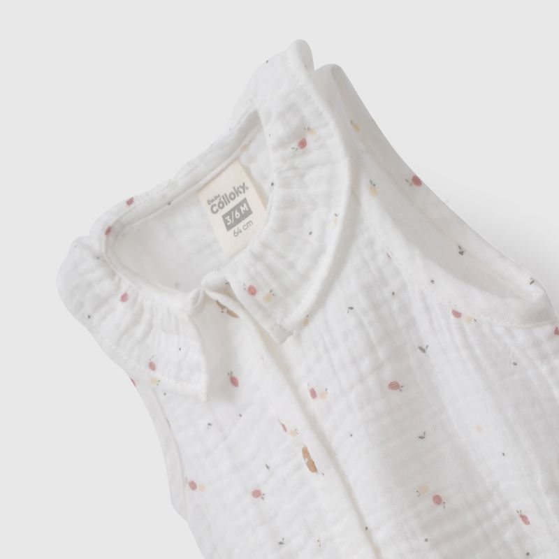 Body Blanco Frutas de Bebé de New born talla 0/3 M a 09/12M