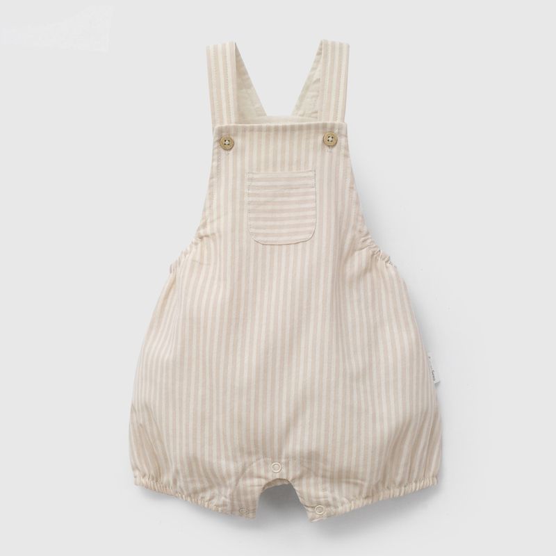 Conjunto Beige Rayado de Bebé de New born talla 0/3 M a 09/12M