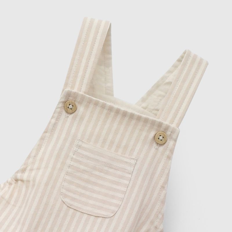 Conjunto Beige Rayado de Bebé de New born talla 0/3 M a 09/12M