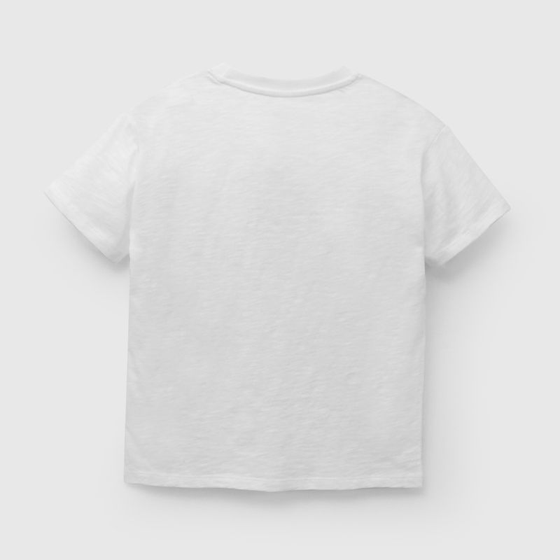 Polera Blanca Surf de Niño talla 3 a 12 añoss