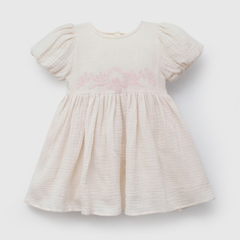 Vestido Bordado de Niña