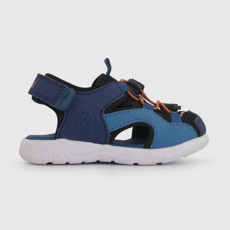 Sandalia Outdoor Azul de Caminante con Velcro talla 21 a 27
