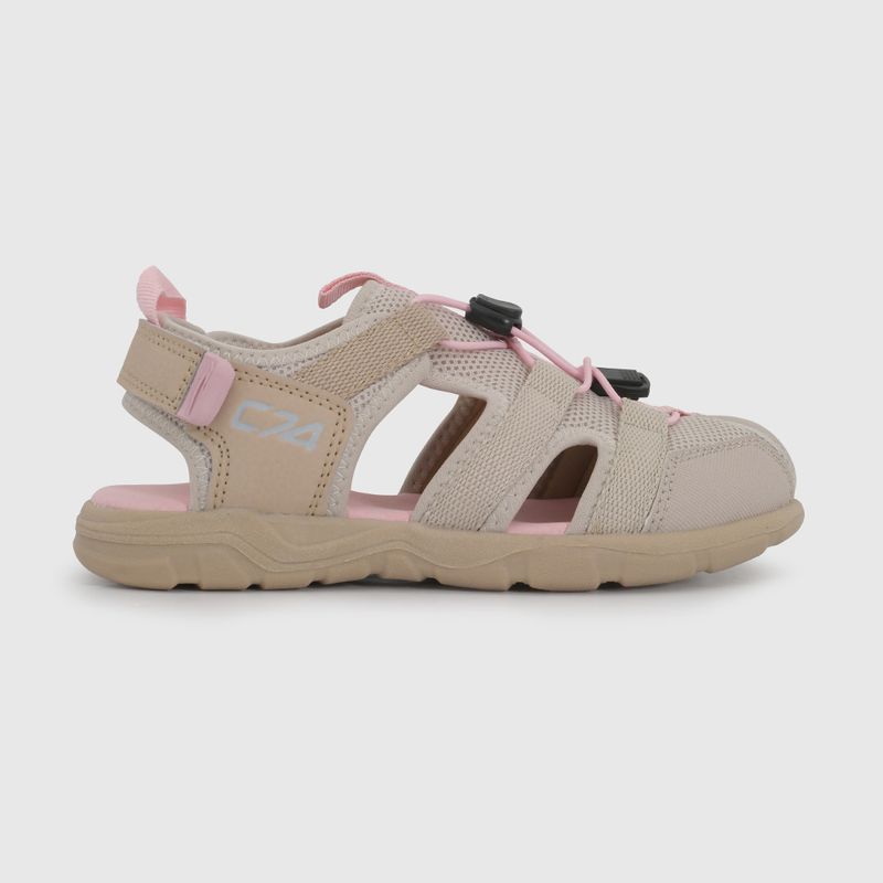 Sandalia Outdoor Beige de Niño con Velcro talla 28 a 38