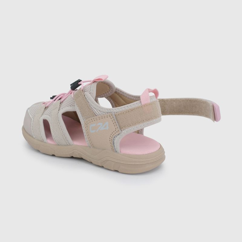 Sandalia Outdoor Beige de Niño con Velcro talla 28 a 38