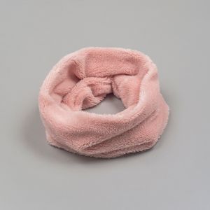 Cuello invierno de niña peludo rosado (talla única)