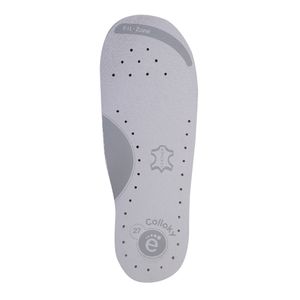 Plantilla de cuero gris (20 a 27)
